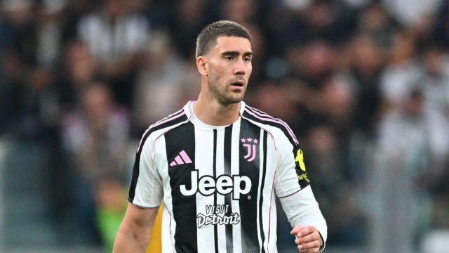 Dusan Vlahovic, attaccante della Juventus. Foto &copy; Juventus FC