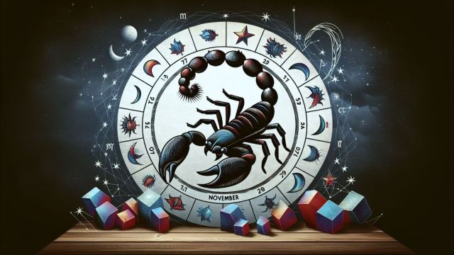 Il sublime emerge laddove la curiosit&agrave; incontra la riflessione, portando lo Scorpione a sfiorare l'ineffabile. &copy; Immagine creata con Dall-E