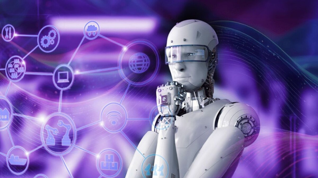 Immagine di un robot intelligente.