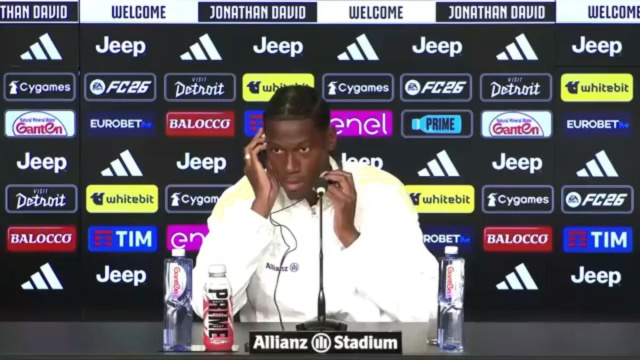 Jonathan David - screenshot Juventus FC.