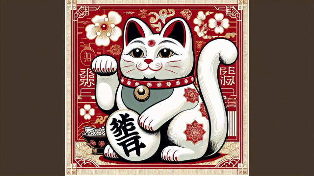 Numero 3 della Smorfia napoletana, il Leone 'a jatta. &copy; Immagine creata con Dall-E