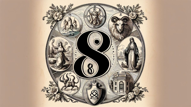 Numero 8 della Smorfia napoletana, la Madonna. &copy; Immagine creata con Dall-E