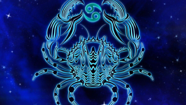 Una stilizzazione grafica del segno zodiacale Cancro &copy; Pixabay.