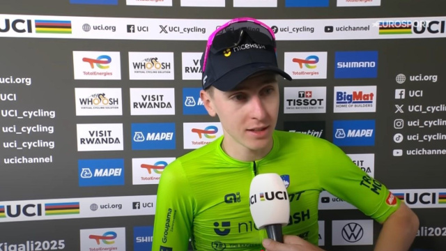 Tadej Pogačar &ndash; &copy; Screenshot Eurosport.