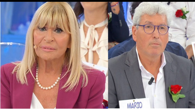 Gemma Galgani e Mario Lenti &copy; Canale 5.