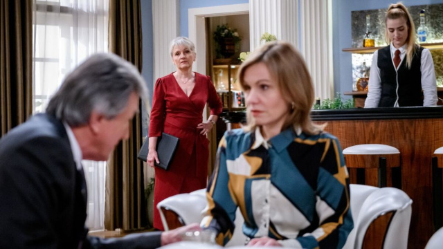 Isabell Stern nei panni di Katja Neubach di 'Tempesta d'amore'. &copy; Immagine Mediaset