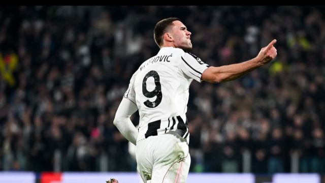Dusan Vlahovic, attaccante della Juventus. Foto &copy; Juventus FC