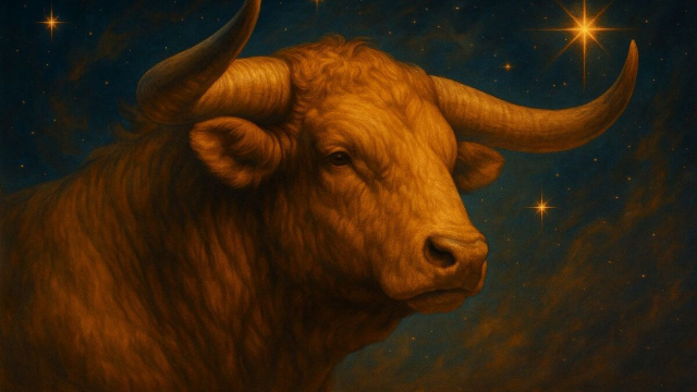 Illustrazione ispirata al segno zodiacale del Toro. &copy; Immagine creata con Dall-E