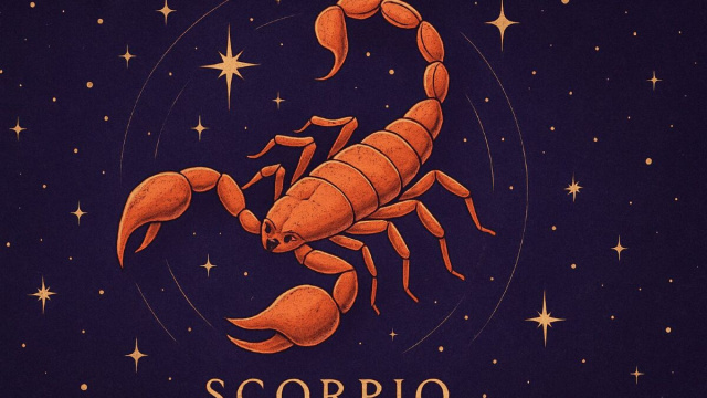 Illustrazione ispirata al segno zodiacale dello Scorpione. &copy; Immagine creata con Dall-E