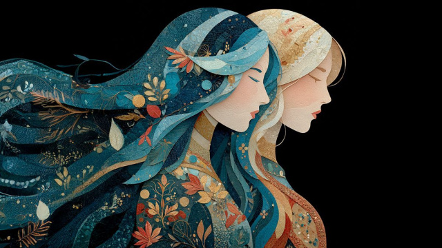 Oroscopo, Gemelli, immagine creata con &copy; IA Midjourney