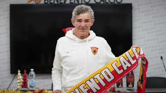 Gaetano Autieri il giorno della presentazione al Benevento &copy; Benevento Calcio.