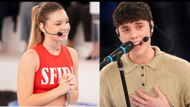 In foto Maria Rosaria e Riccardo, allievi di Amici &copy; Mediaset