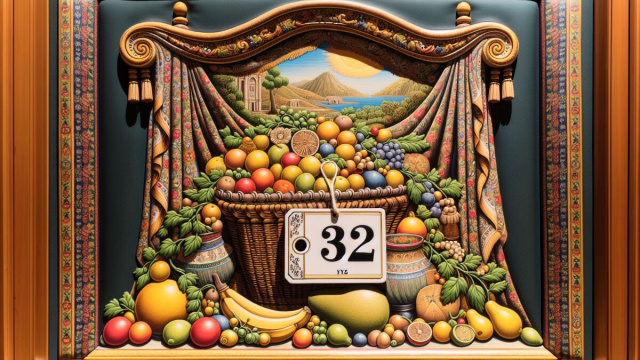 Numero 32 della Smorfia napoletana, 'o capitone, Capricorno. &copy; Immagine creata con Dall-E