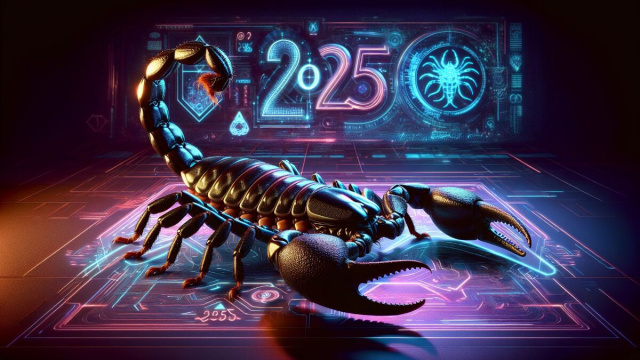 Scorpione si distingue oggi per la sua capacit&agrave; di trasformare qualsiasi situazione grazie alla creativit&agrave; profonda. &copy; Immagine creata con Dall-E