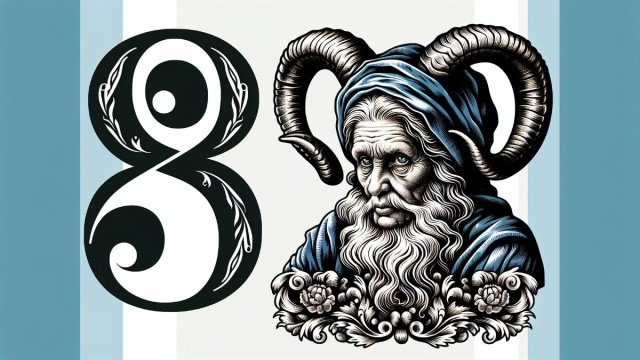 Numero 89 della Smorfia napoletana, 'a vecchia. &copy; Immagine creata con Dall-E