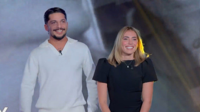 Martina De Ioannon e Gianmarco Steri &copy;Verissimo / Mediaset.