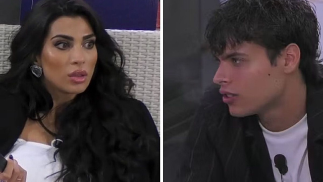 Rasha Younes e Simone De Bianchi &copy; Grande Fratello / Mediaset.