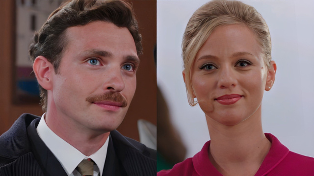 Cesare Brugnoli e Irene Cipriani - screenshot &copy; Rai 1.