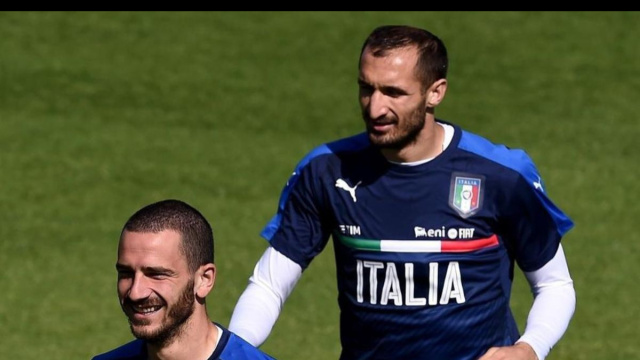 Leonardo Bonucci e Giorgio Chiellini. Foto &copy; UEFA