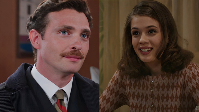 Cesare Brugnoli e Caterina Rinaldi - screenshot &copy; Rai 1.