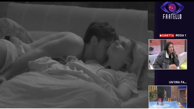 In foto Jonas, Giulia e Anita, concorrenti del Grande Fratello &copy; Mediaset