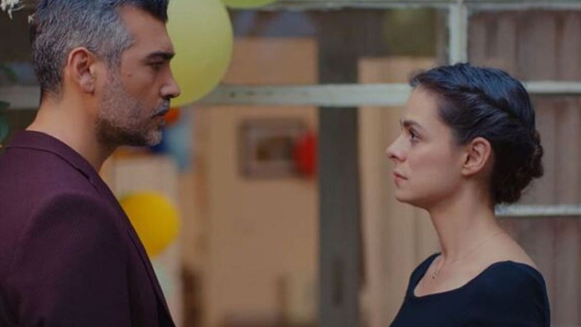 Sarp e la prima moglie Bahar &ndash; &copy; Mediaset.