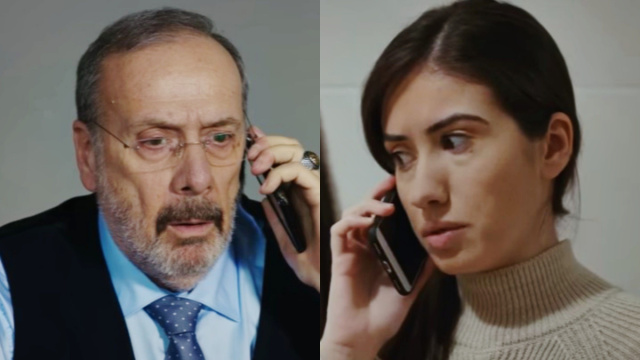 Suat e Leyla al telefono &copy; La forza di una donna - Kadın