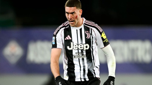 Dusan Vlahovic, attaccante della Juventus. Foto &copy; Juventus FC