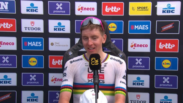 Tadej Pogačar &ndash; &copy; screenshot Eurosport.