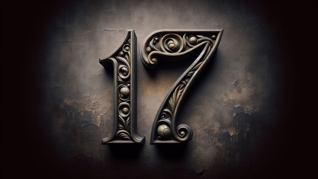 Numero 17 della Smorfia napoletana, 'a disgrazzia, per la Vergine. &copy; Immagine creata con Dall-E