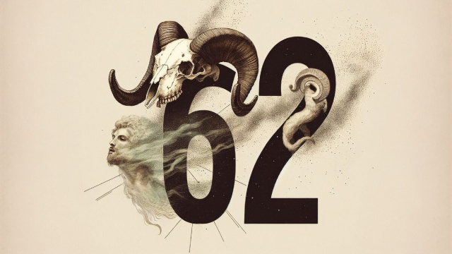 Numero 62 della Smorfia napoletana, 'o muorto acciso. &copy; Immagine creata con Dall-E