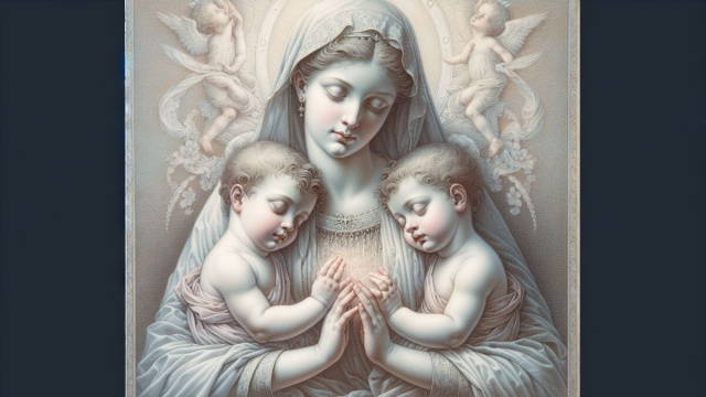 Numero 8 della Smorfia napoletana, 'a Maronna. &copy; Immagine creata con Dall-E