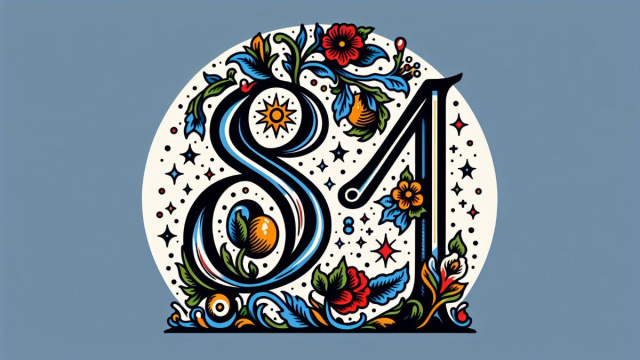 Numero 81 della Smorfia napoletana, 'e sciure. &copy; Immagine creata con Dall-E