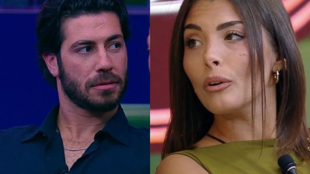 Omer Elomari e Grazia Kendi &copy; Grande Fratello / Mediaset.