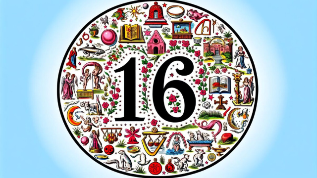 Numero 16 della Smorfia napoletana, 'o culo per l'Ariete. &copy; Immagine creata con Dall-E