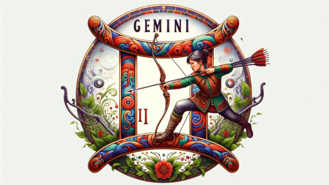 Rappresentazione del numero 61 della Smorfia napoletana per i Gemelli. &copy; Immagine creata con Dall-E