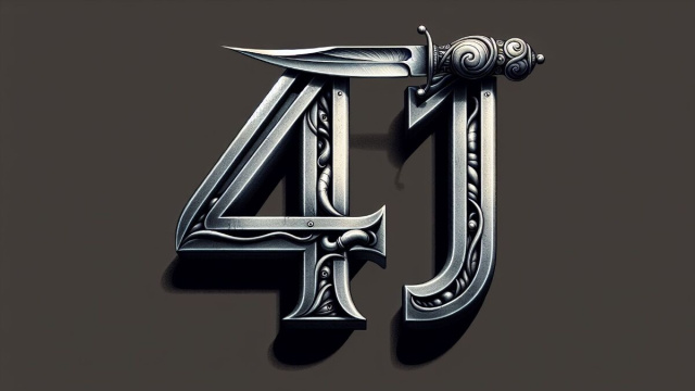 Numero 41 della Smorfia napoletana, 'o curtiello per la Vergine &copy; Immagine creata con Dall-E