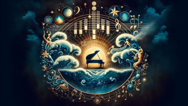 Numero 55 della Smorfia napoletana, 'a musica. &copy; Immagine creata con Dall-E