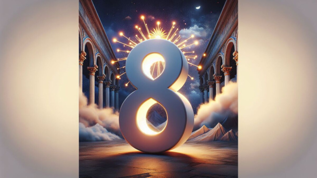 Numero 8 della Smorfia napoletana, 'a Maronna. &copy; Immagine creata con Dall-E