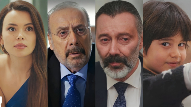 Sirin, Suat, Nezir e Doruk - screenshot &copy; La forza di una donna.