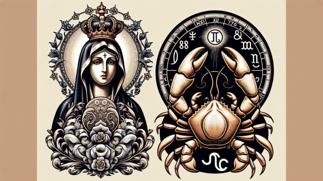 Numero 8 della Smorfia napoletana, 'a Maronna. &copy; Immagine creata con Dall-E