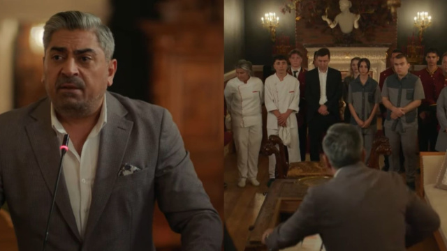 In foto Bunyamin e lo staff dell'hotel ne La notte nel cuore &ndash; &copy; Show Tv.