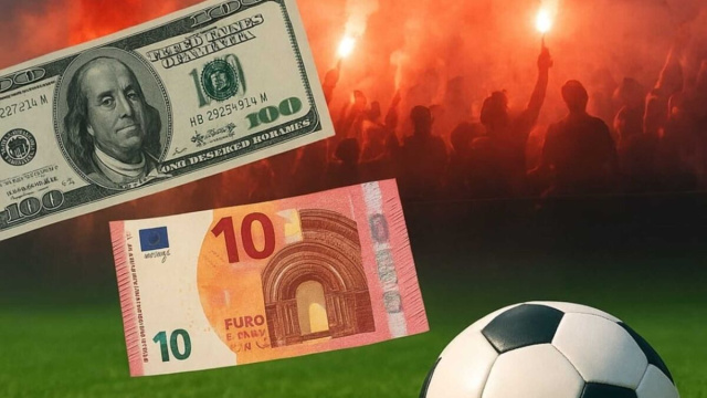 Crisi finanziaria nel calcio &copy; Immagine creata con I.A.