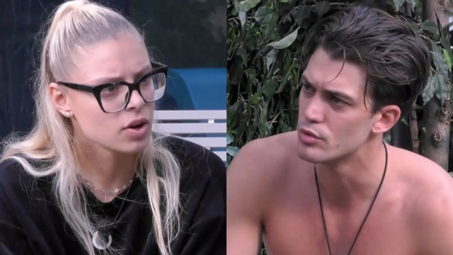 Giulia Saponariu e Jonas Pepe &copy;Grande Fratello / Mediaset.
