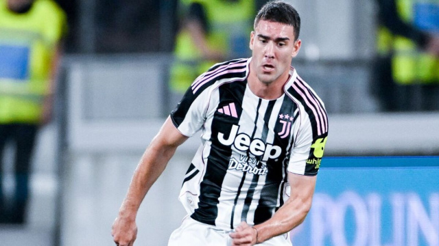 Dusan Vlahovic, attaccante della Juventus. Foto &copy; Juventus FC