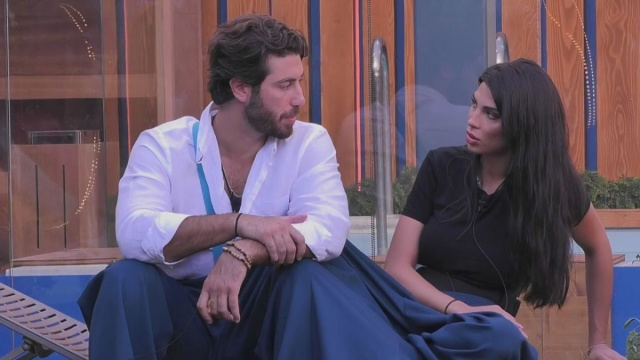 Omer Elomari e Rasha Younes &copy; Grande Fratello / Mediaset.