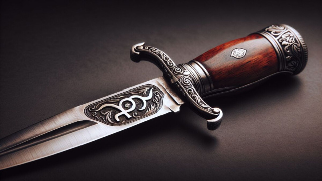 Numero 41 della Smorfia napoletana, 'o curtiello. &copy; Immagine creata con Dall-E