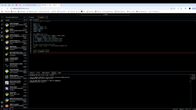 Una schermata del Cursor IDE. &copy; Creative Commons.