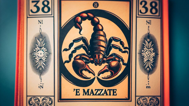 Numero 38 della Smorfia napoletana, 'e mazzate. &copy; Immagine creata con Dall-E