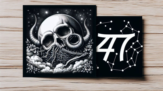 Numero 47 della Smorfia napoletana, 'o muorto. &copy; Immagine creata con Dall-E